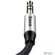 Baseus Yiven Audio Cable 3.5 male Audio M30 0.5M Silver+ Black